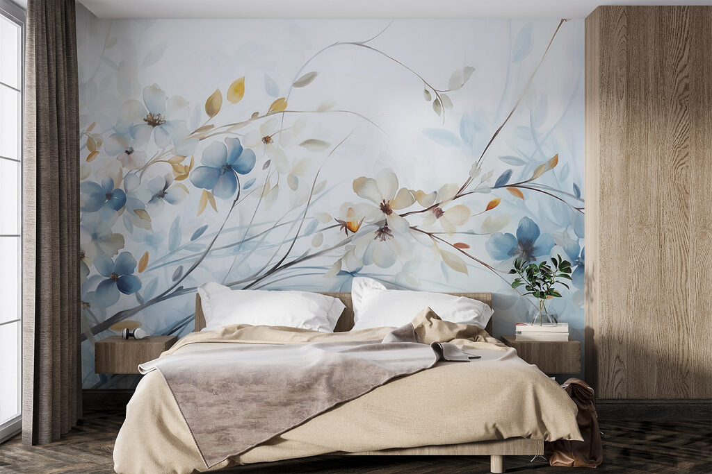 Ramas de flores azules — interior 2