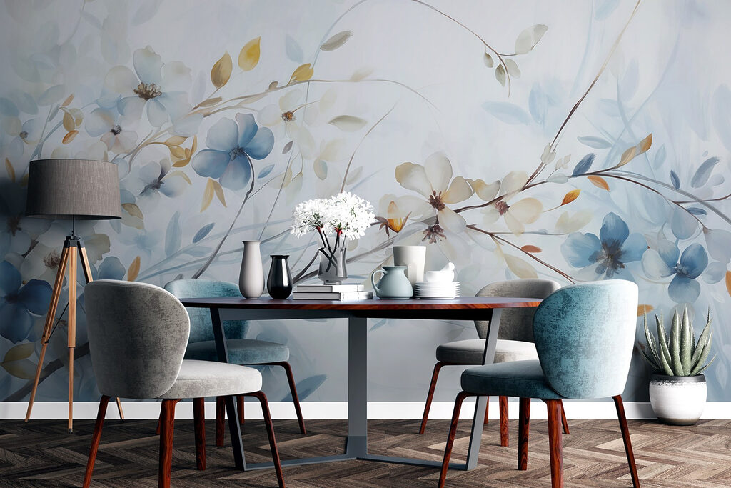 Ramas de flores azules — interior 6