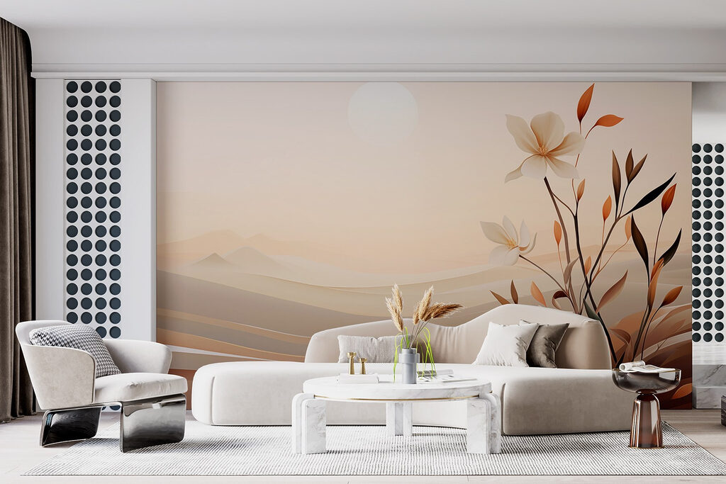 Sol desértico y flores — interior 3