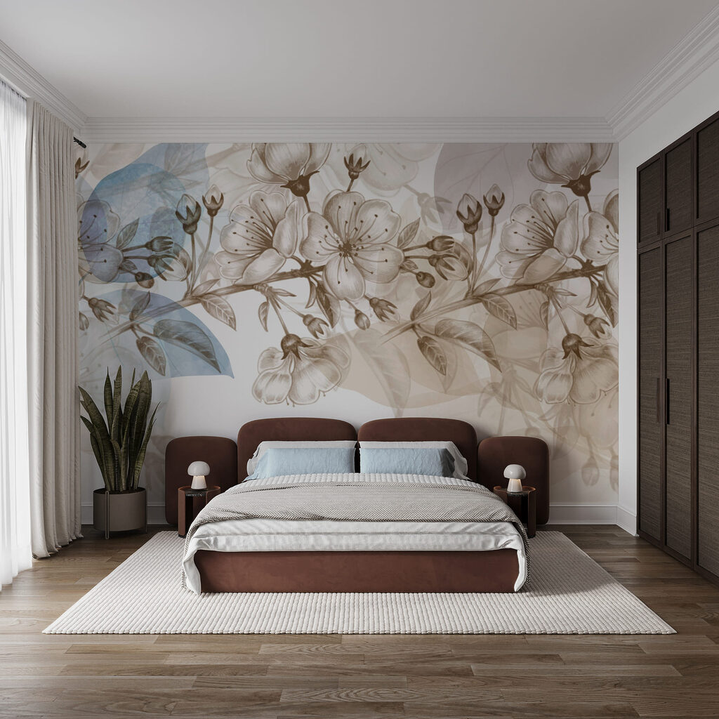 Borde de flores finas — interior 2