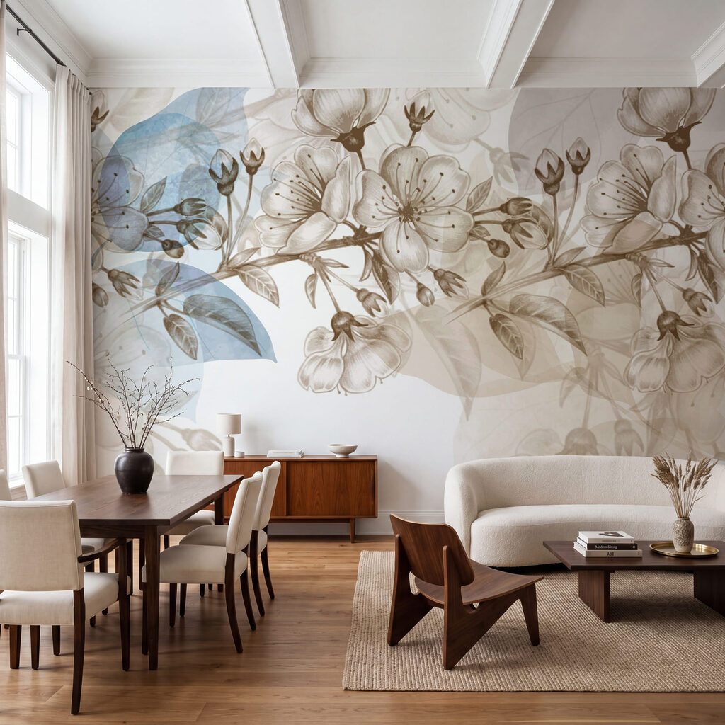 Borde de flores finas — interior 1