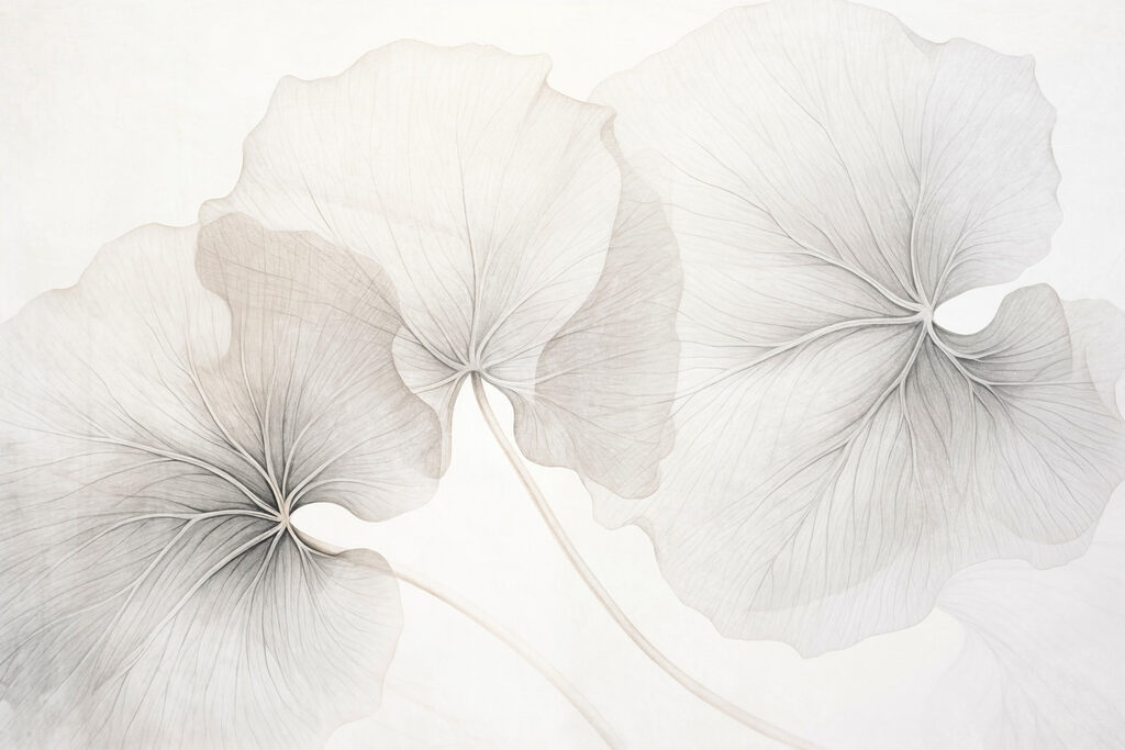 Ginkgo a lápiz — diseño completo