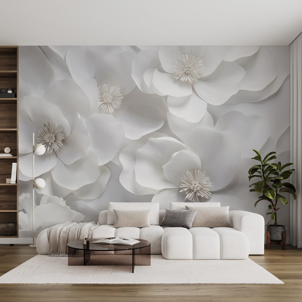 Flores blancas, sombras grises — interior 5
