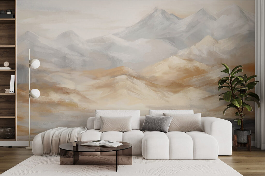 Montañas en trazos dorados — interior 5