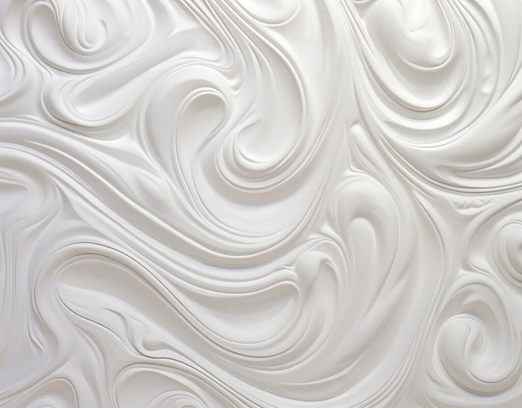 Rizos blancos que giran — diseño completo