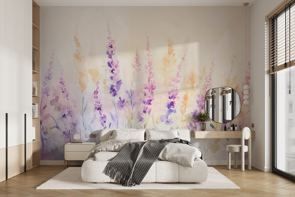 Flores esbeltas en acuarela — interior 2
