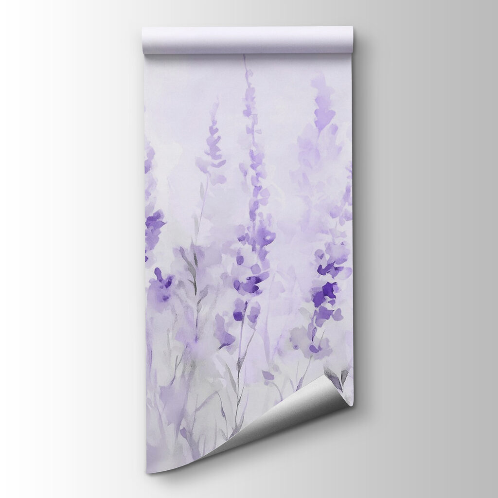 Flores esbeltas en acuarela — vista del producto