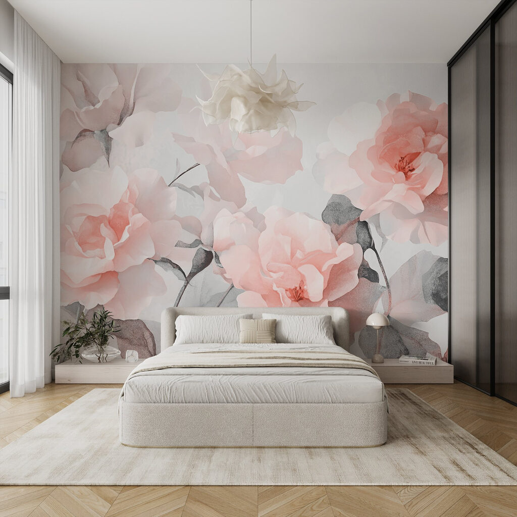 Rosas en acuarela — interior 1