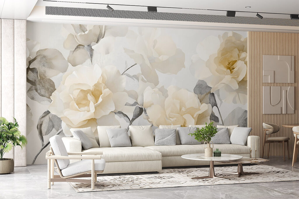 Rosas en acuarela — interior 2