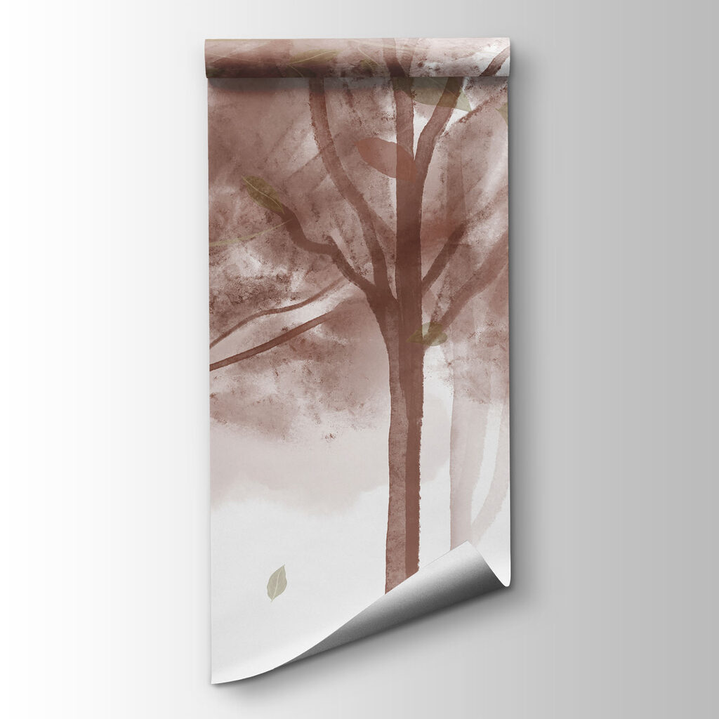 Árboles reflejados en gris — vista del producto