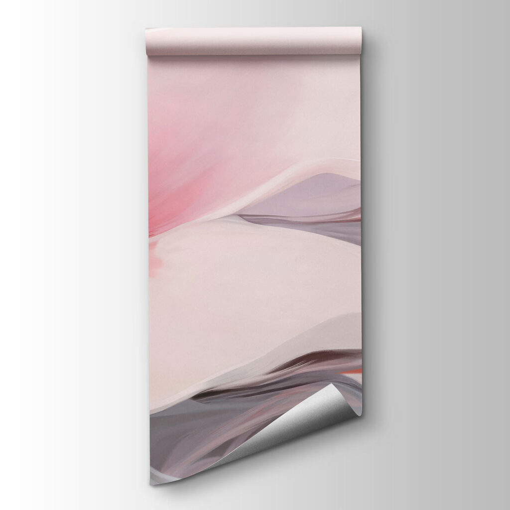 Flor rosa entre ondas — vista del producto