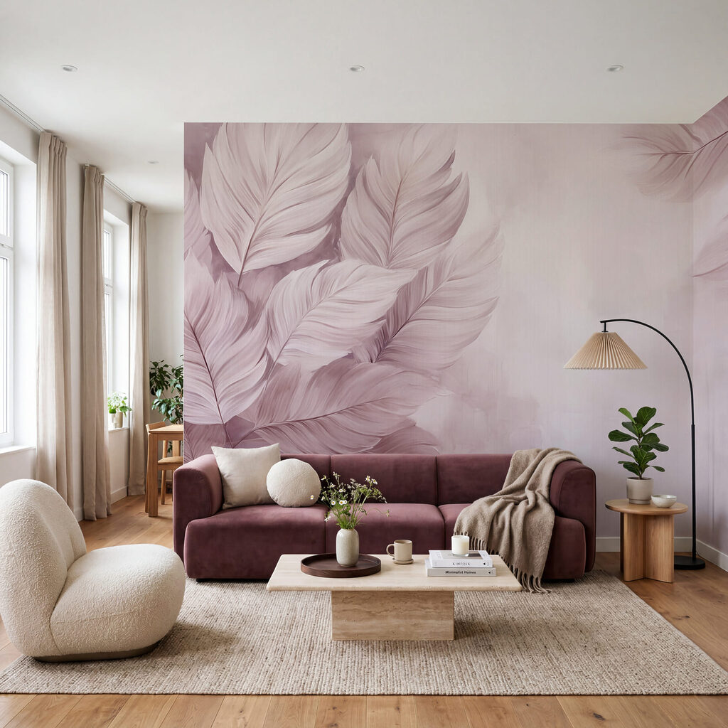 Marco de hojas anchas — interior 1