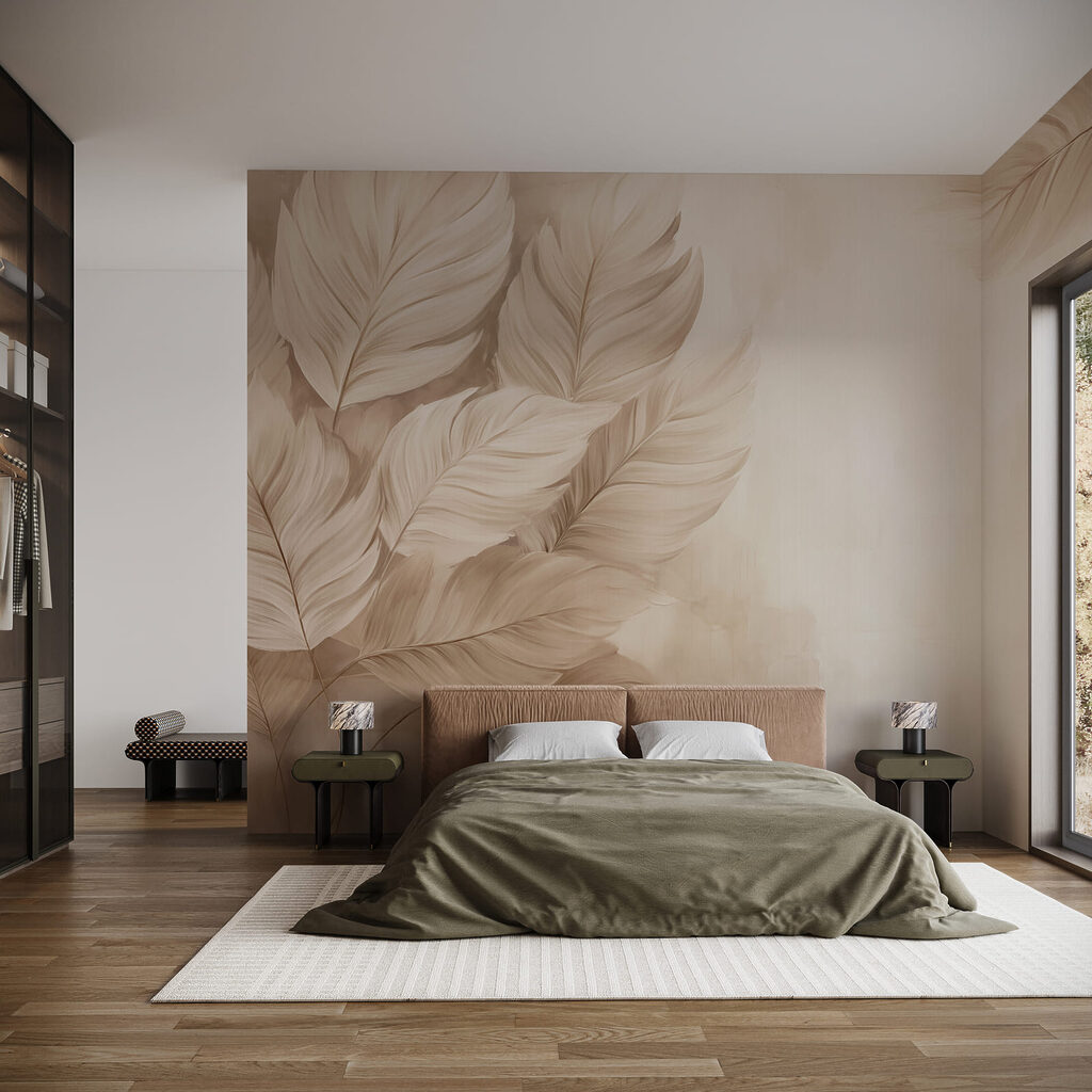 Marco de hojas anchas — interior 1