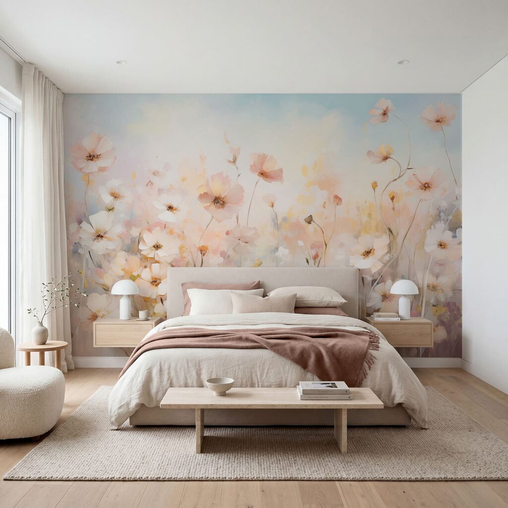 Prado de flores pastel — interior 2