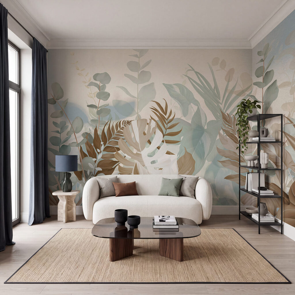 Hojas en capas superpuestas — interior 1