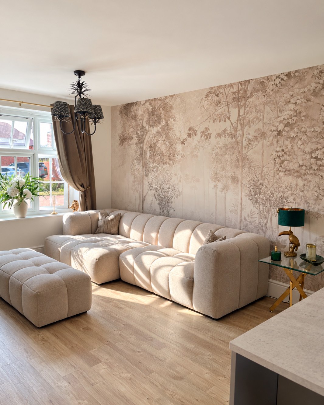 Habitación de un cliente con un fotomural, foto 43 de 48