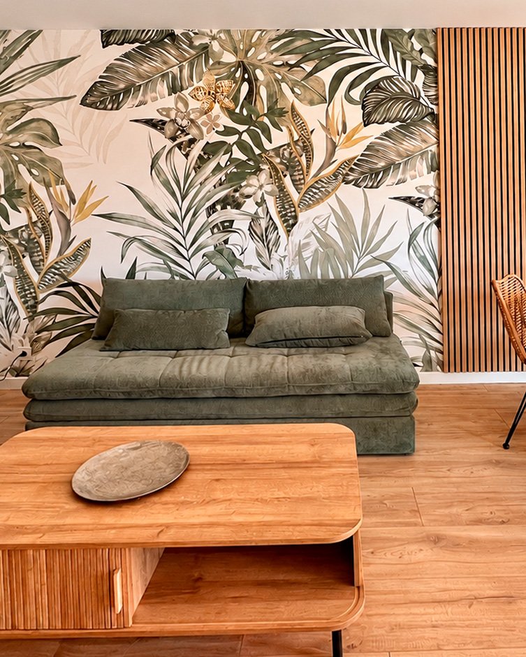 Habitación de un cliente con un fotomural, foto 45 de 48